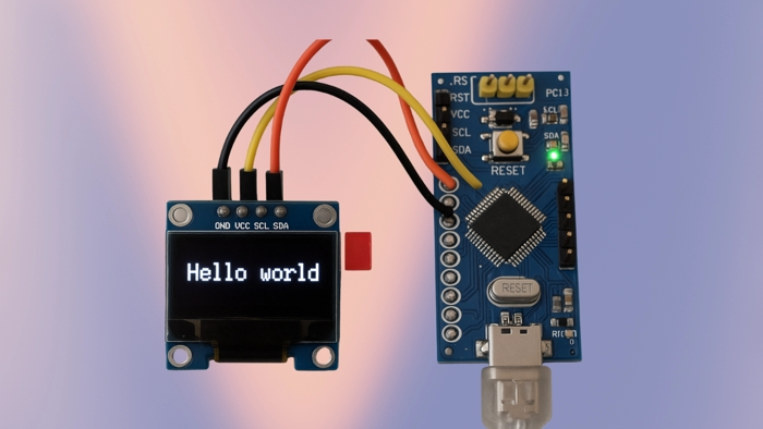 Interface SSD1306 OLED display with STM32