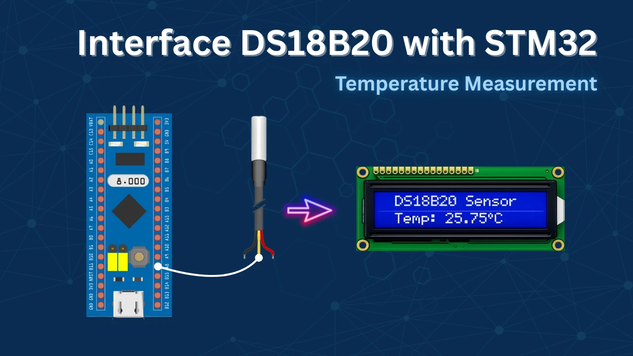 How to interface DS18B20 with STM32