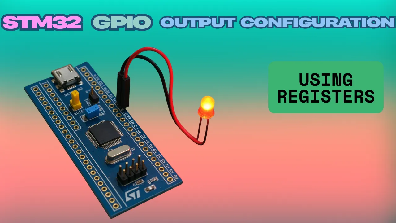 STM32 GPIO Output Example Using Registers