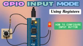 STM32 GPIO Input Configuration – Pin Setup, Pull-Up, and IDR Read