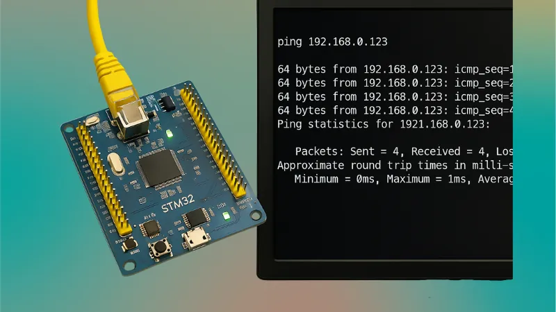 How to configure and ping Ethernet on STM32