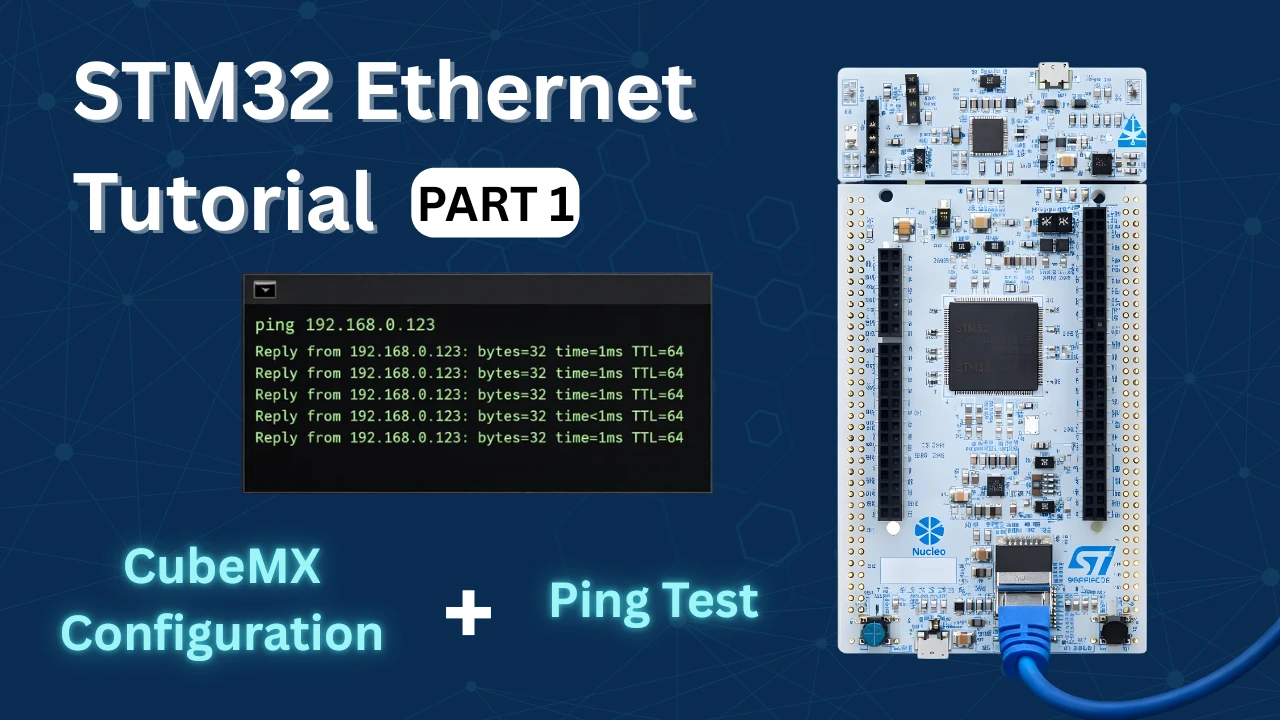 STM32 Ethernet: Configure Hardware & LWIP Ping Test