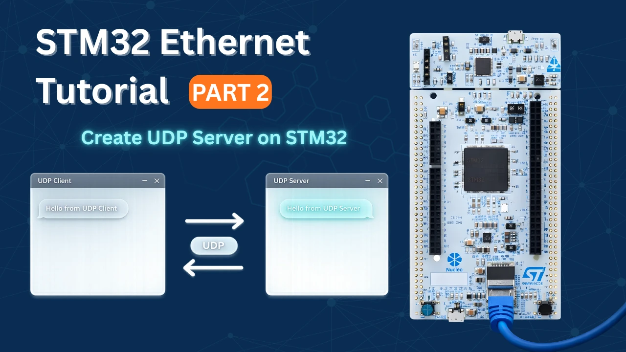 How to Set Up a UDP Server on STM32 Using lwIP Raw API