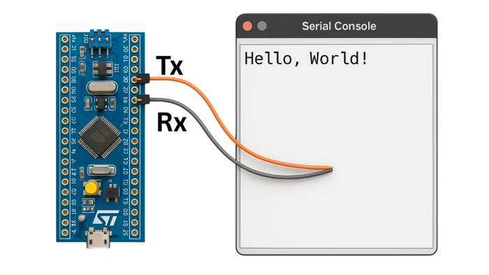 How to Configure UART & Transmit Data