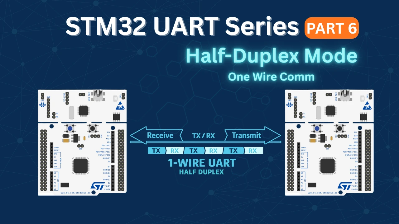 How to Communicate using Single Wire (Half Duplex Mode)