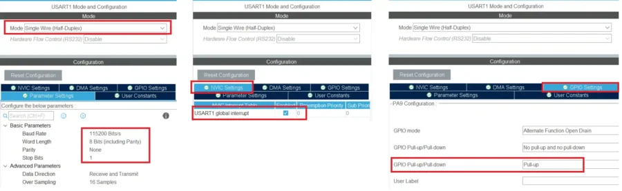 STM32 UART Configuration