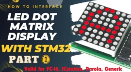 Interface LED Dot Matrix with STM32 via SPI | PART1
