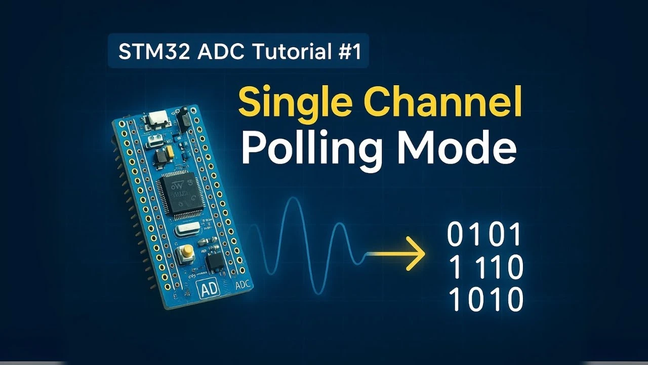 STM32 ADC Single-Channel Polling Mode Tutorial