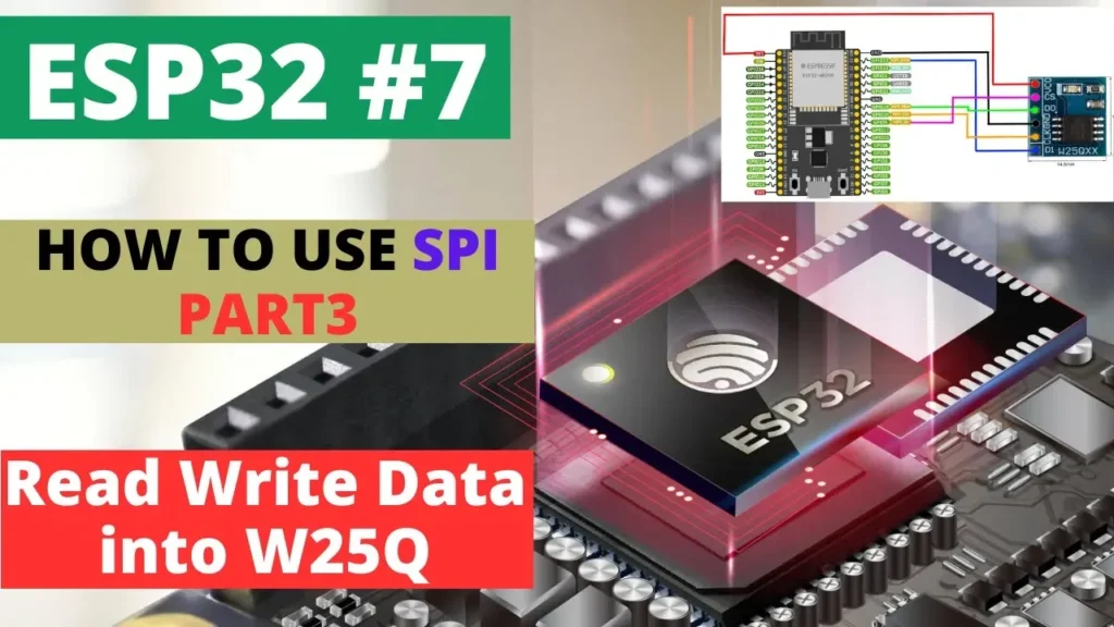 ESP32 SPI Tutorial Part 3: W25Q Flash Read/Write Guide
