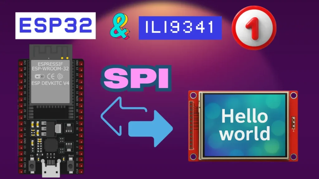 Interface SPI LCD with ESP32 – Step-by-Step Guide