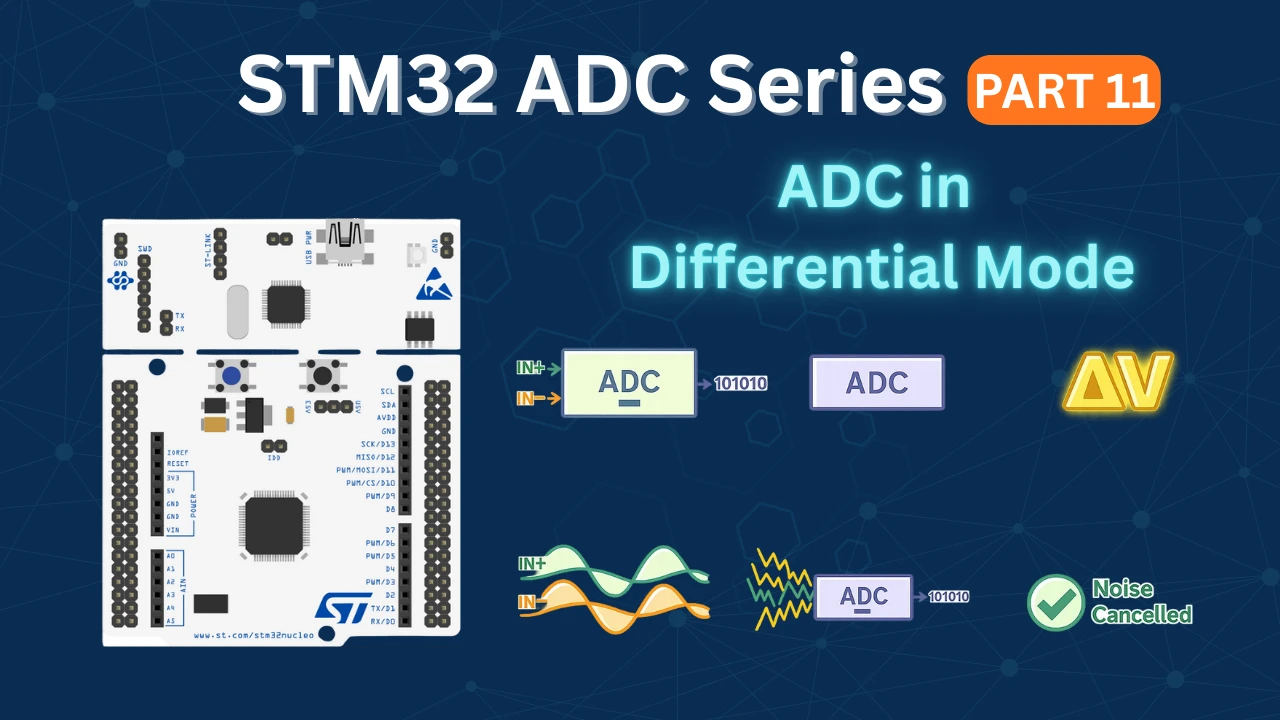 How to use STM32 ADC in Differential Mode