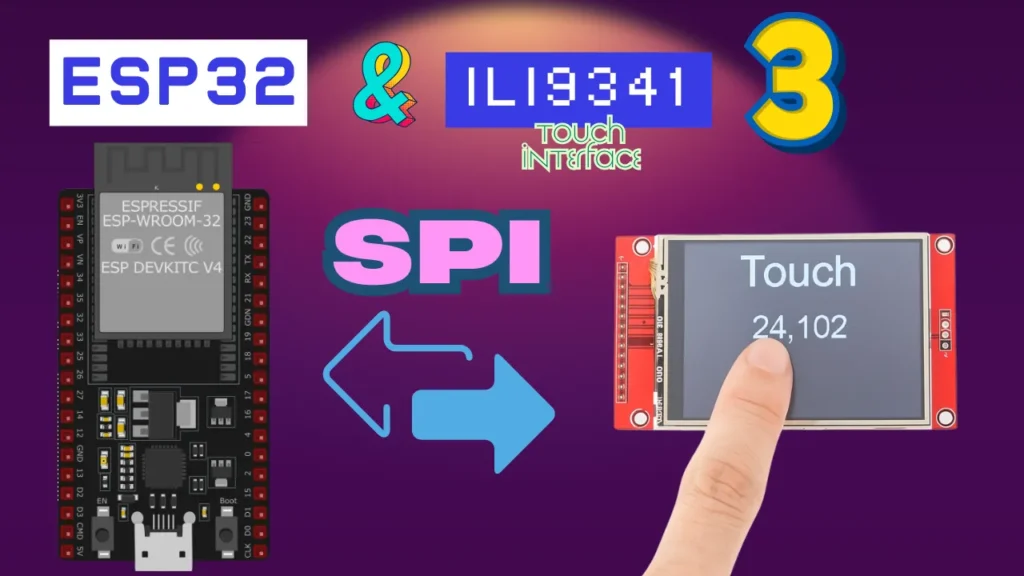 ESP32 SPI LCD Touch Interface | Add Touch to Your Display