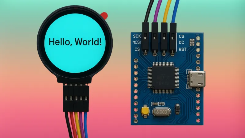 Interface GC9A01 Round Display with STM32