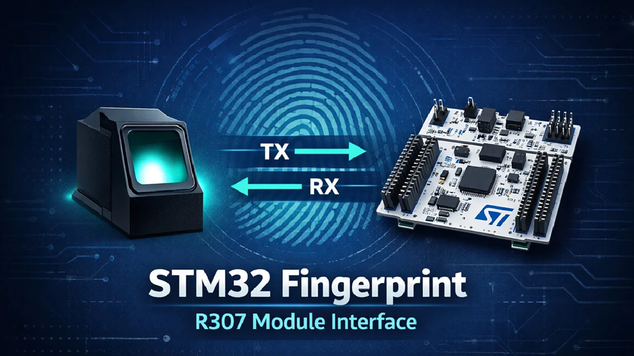 Interface R307 Fingerprint Module with STM32 for Biometric Authentication