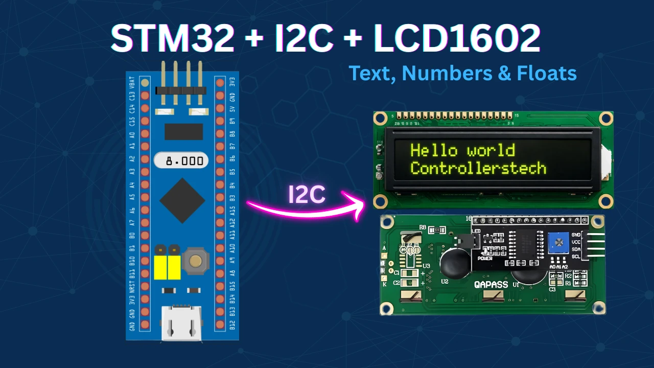 Interface LCD 16x2 with STM32 using I2C