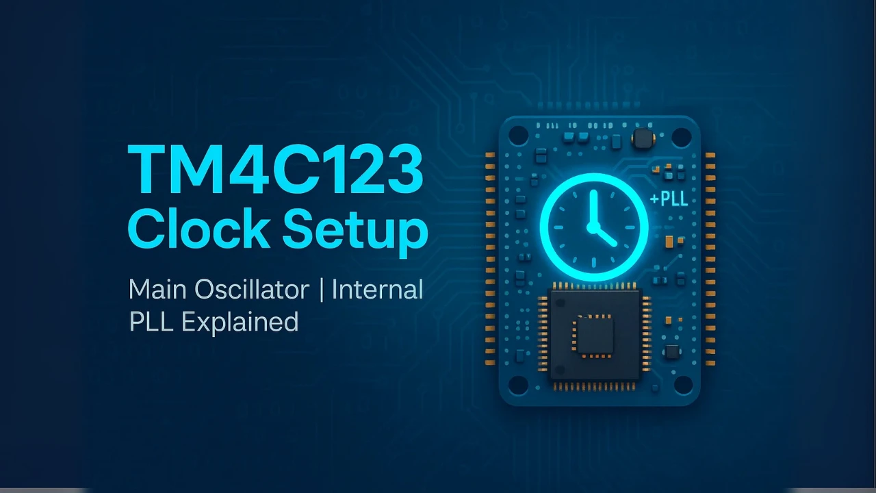 TM4C123G Clock Setup Tutorial – Configure System Clock with PLL