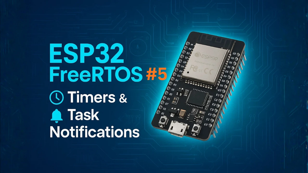 FreeRTOS Software Timers and Task Notifications on ESP32