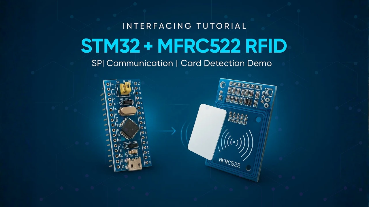 Interfacing MFRC522 RFID Module with STM32 using SPI Communication