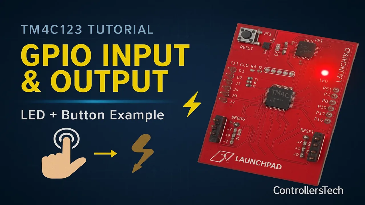 How to Use Digital Input and Output with Tiva C LaunchPad