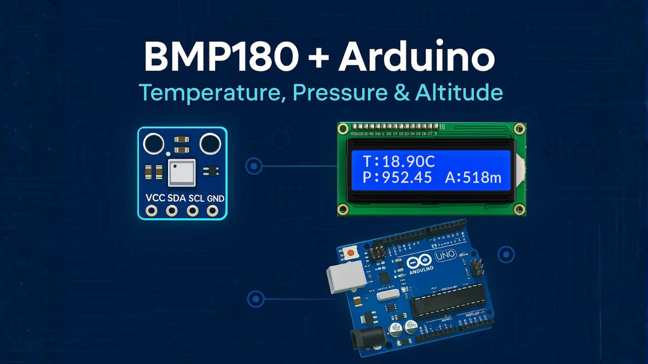 Interfacing BMP180 Sensor with Arduino