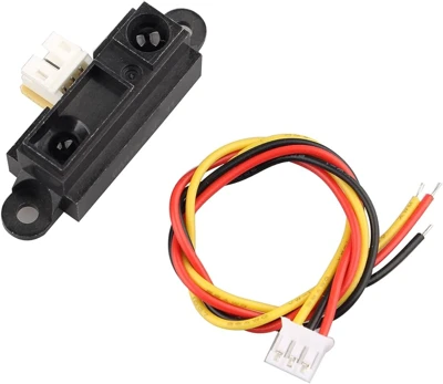 GP2Y0A41SK0F IR distance sensor module.