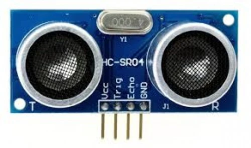 HC-SR04 Ultrasonic distance sensor module.