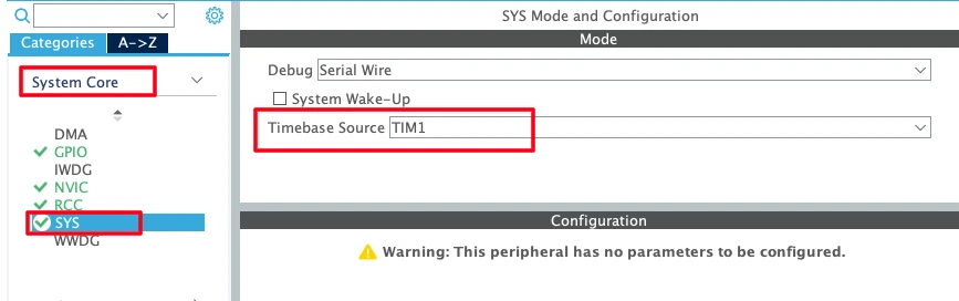 change systick timebase source to timer in STm32CubeMX.