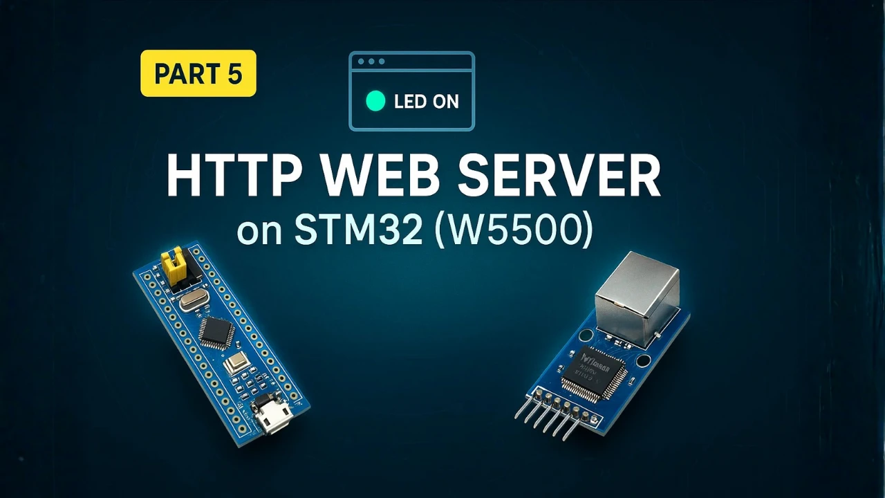 STM32 W5500 HTTP Web Server Tutorial