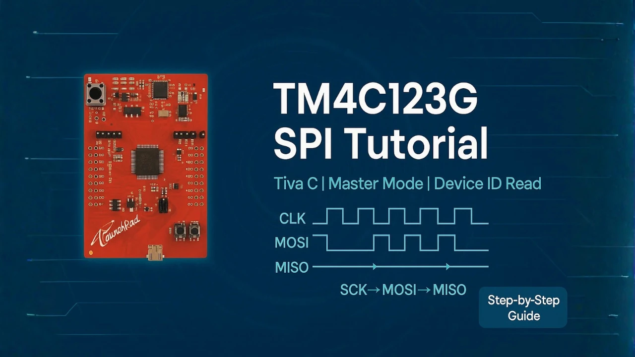 SPI Communication in TM4C123G (Read ADXL345 Device ID Over SPI)