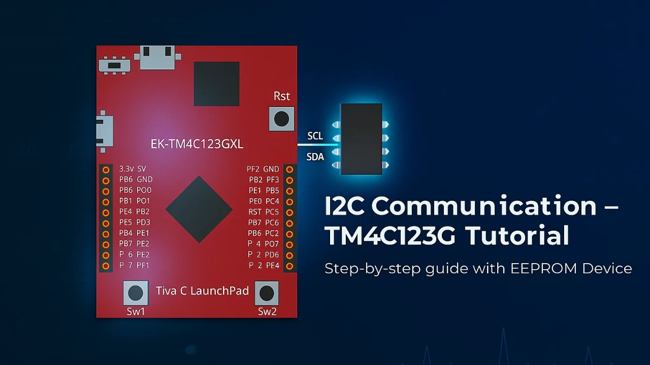 I2C Communication in TM4C123G Tiva C LaunchPad Using TivaWare