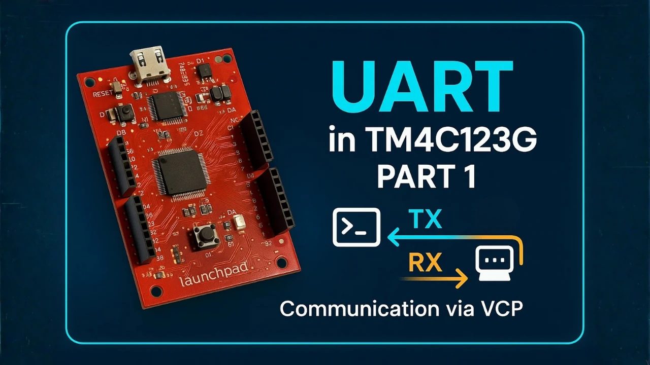 UART in TM4C123G Tiva C – Use UART and Virtual COM Port