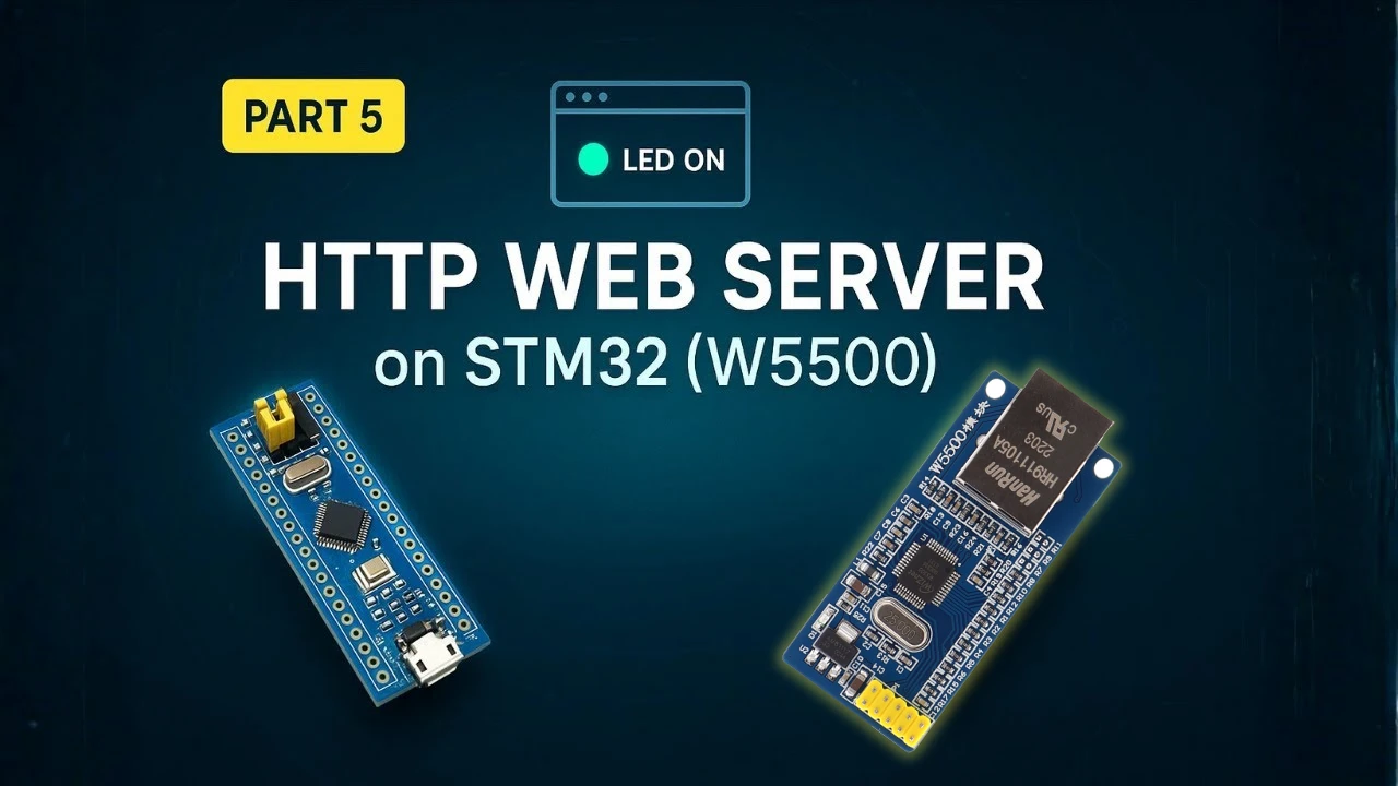 STM32 W5500 HTTP Web Server Tutorial