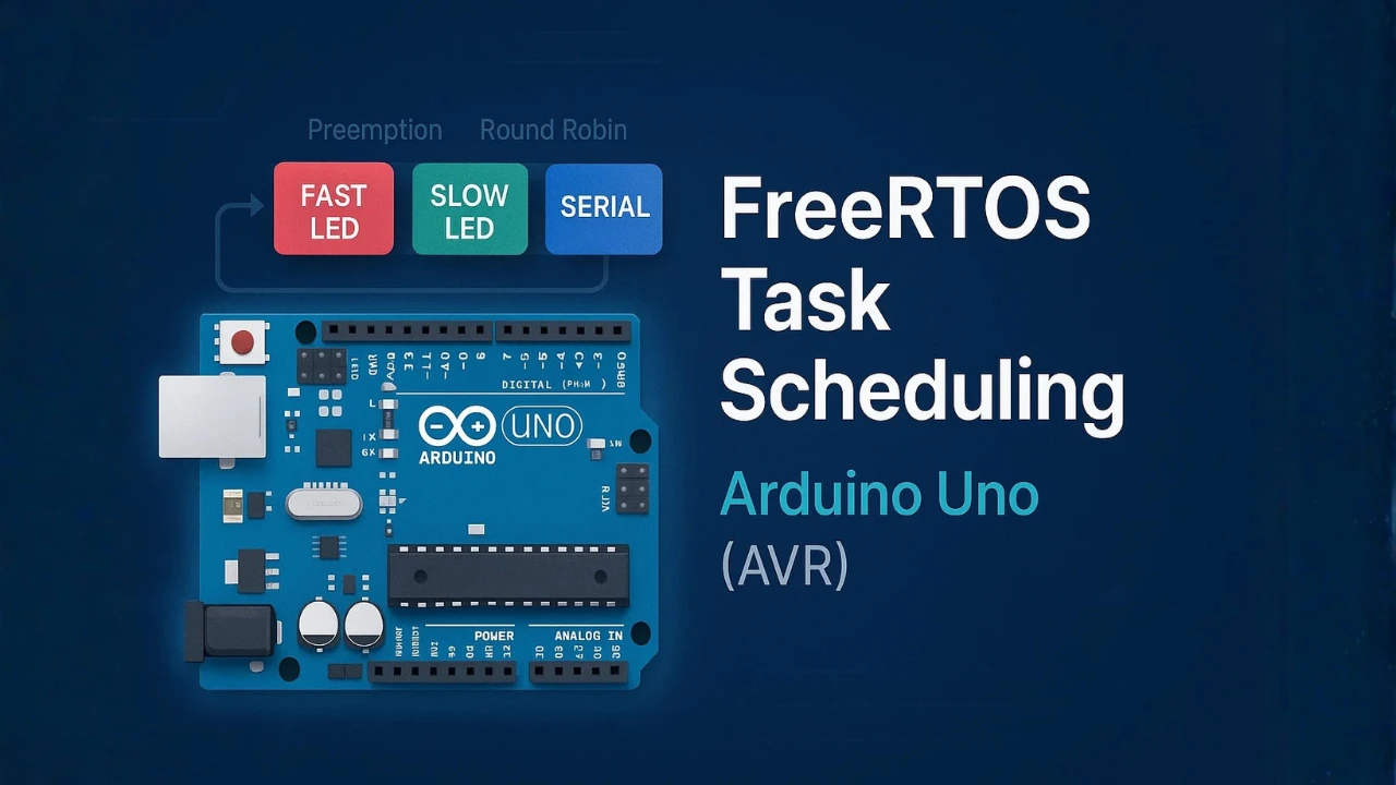 Arduino FreeRTOS Task Scheduling: Tasks, Priorities, and Scheduler Internals