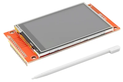 ILI9341 SPI display module with touch interface.