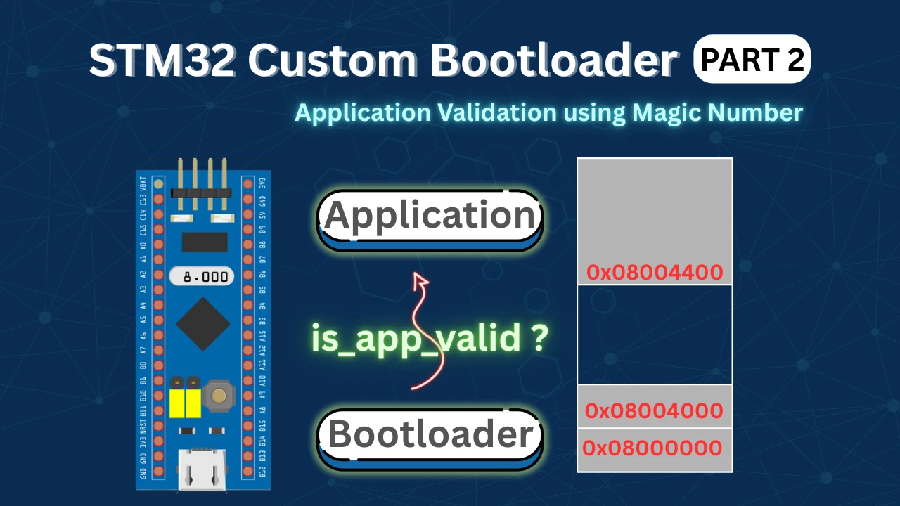 STM32 Custom Bootloader Tutorial: Application Validation Using Magic Number