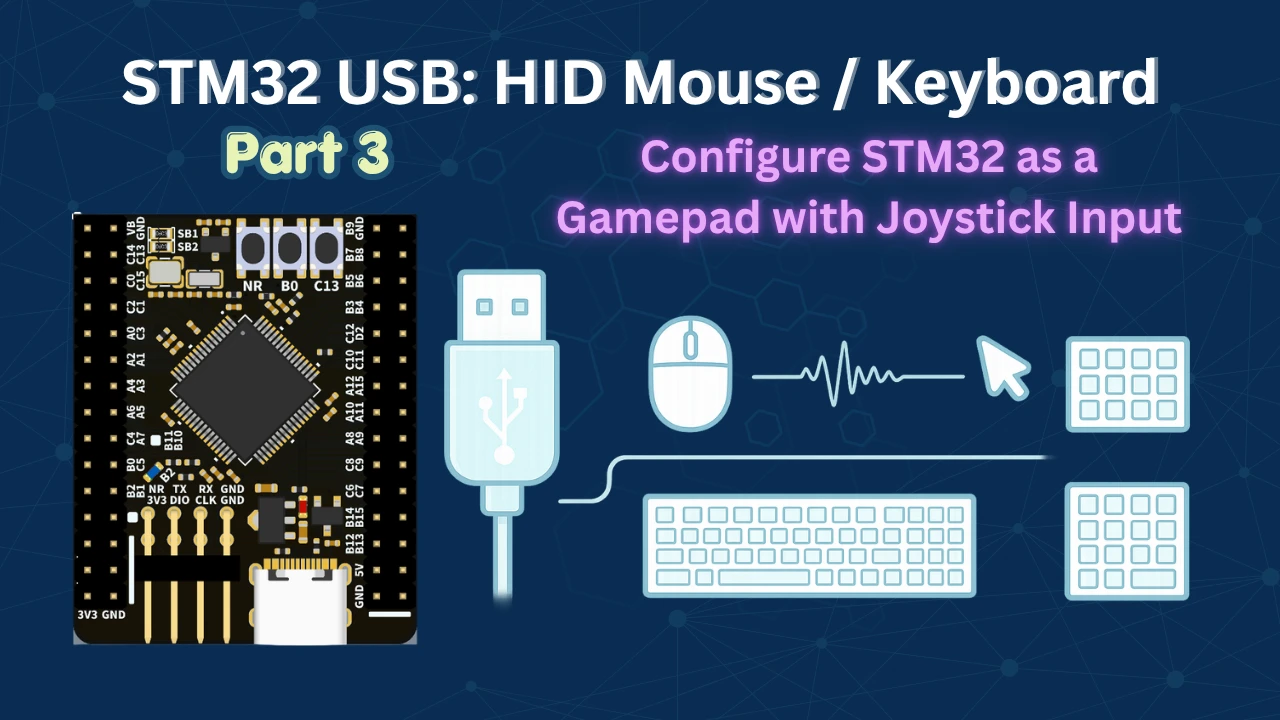 STM32 USB HID: Emulate a Mouse and Keyboard with STM32