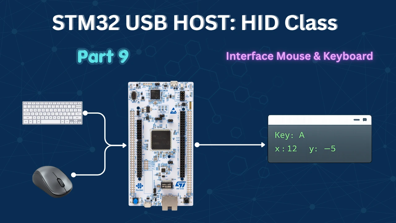 STM32 USB Host HID: Interface a Keyboard and Mouse with STM32