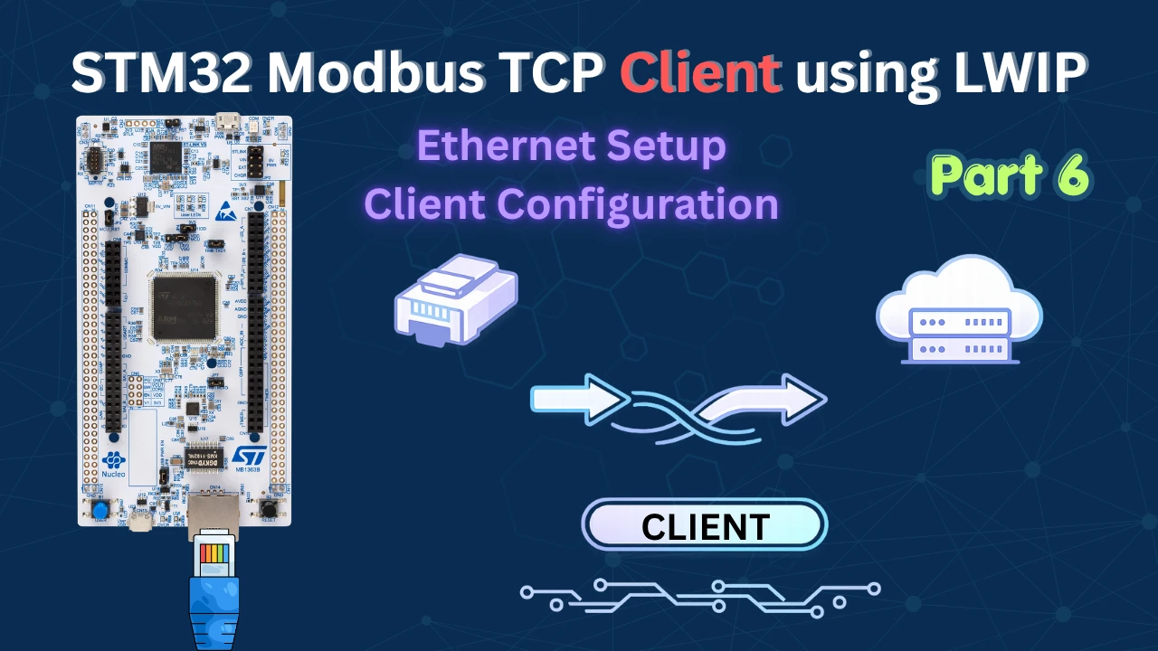 STM32 Modbus TCP Client using LWIP – Part 6: Setting Up the Client